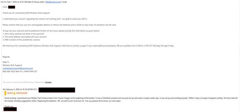 1st Correspondence starting on February 6 2025