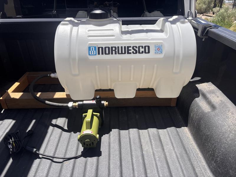 I built a small frame out of 4x4s to test it on so it sits high enough for my bulkhead and shutoff valve. I hooked up a 3/4 horse non submersible to it so I can feed my 2700 psi pressure washer. Works exactly like I wanted. You will not be disappointed.