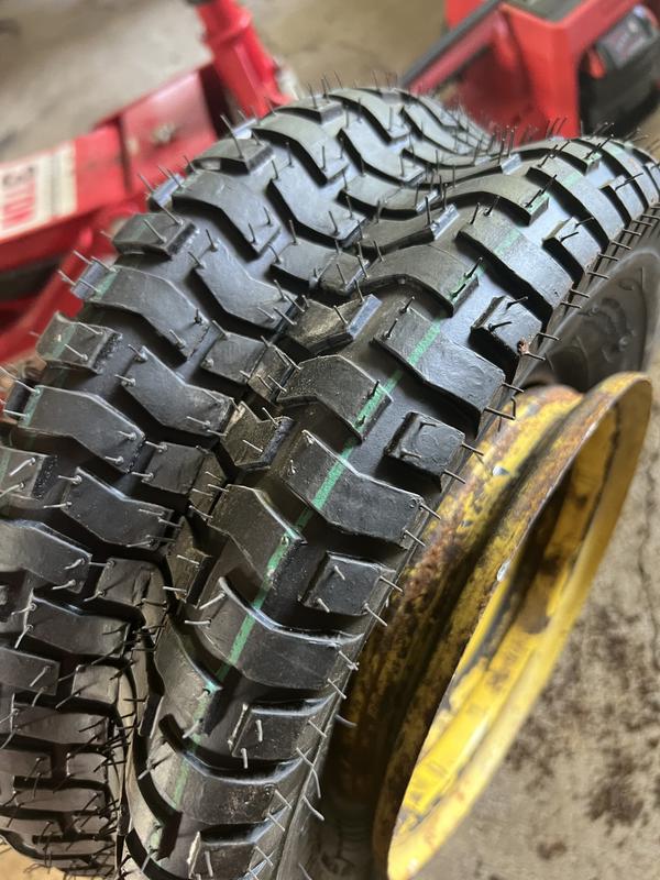 Tire came smashed in half