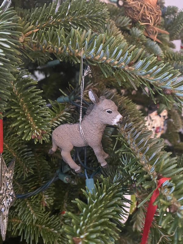 Made him into an ornament