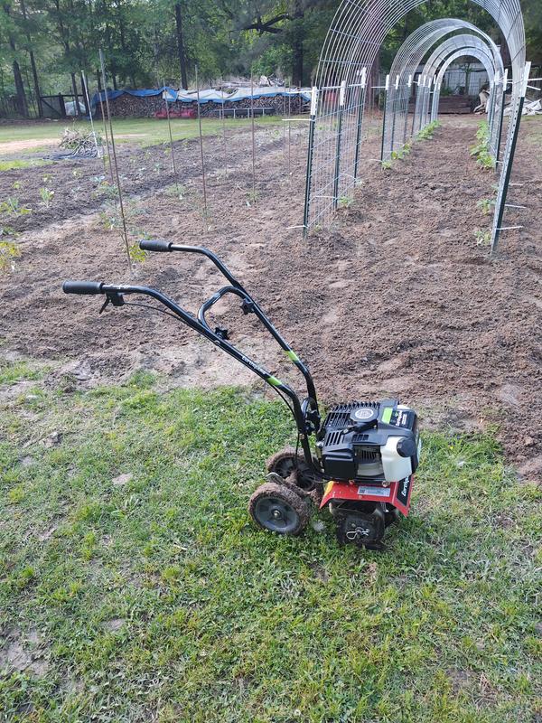 Gas powered hoe