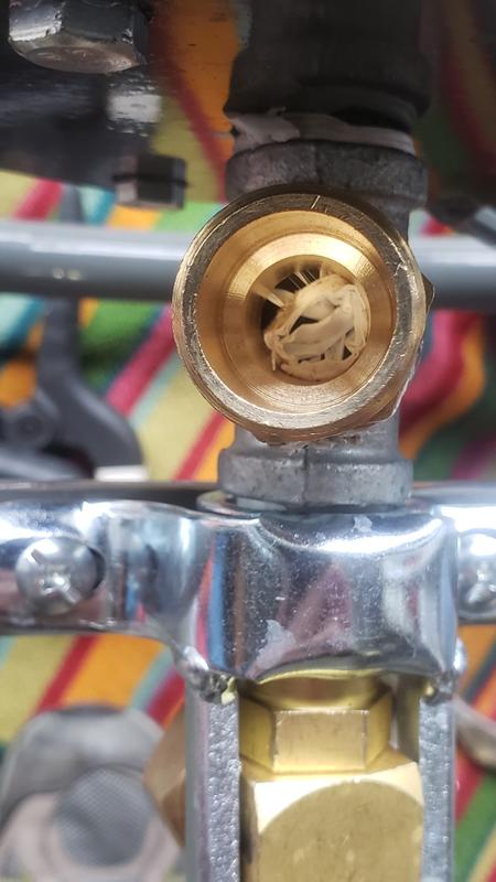 I removed this teflon but more got into crevice in nozzle