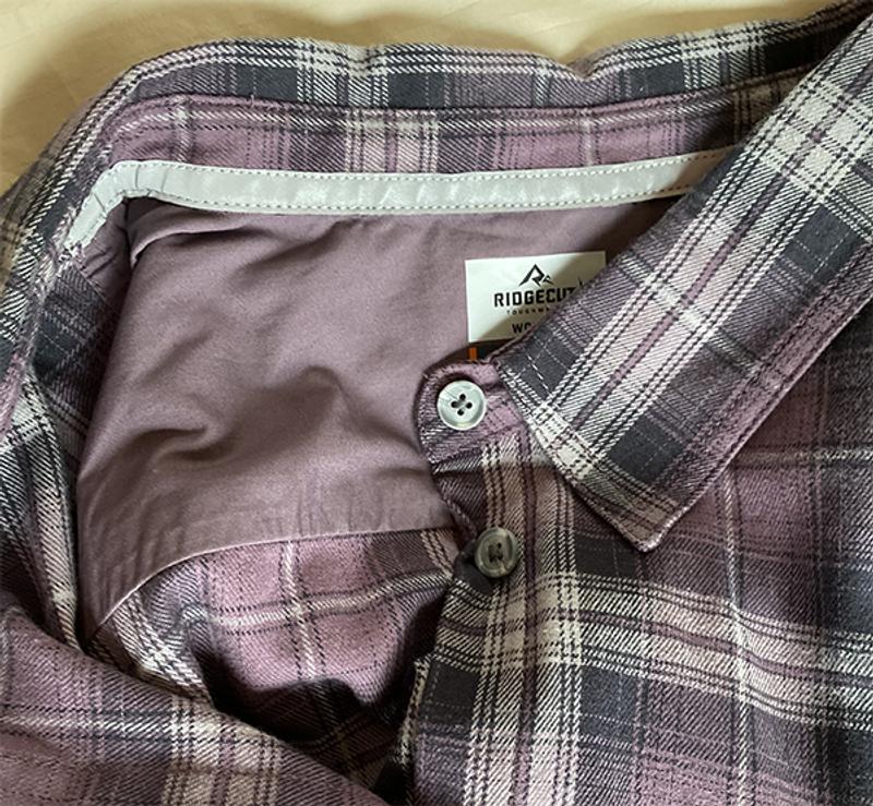 Reflective tape inside collar