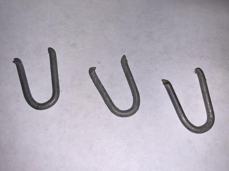 Ends bent over, no points.