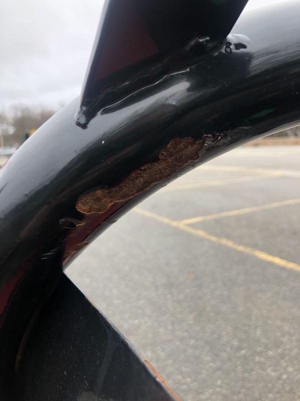 Rusty but never used