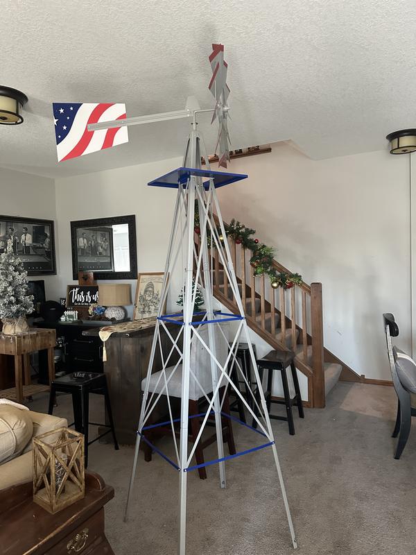 Put together in house. Waiting for ground to unfreeze to put5* outside