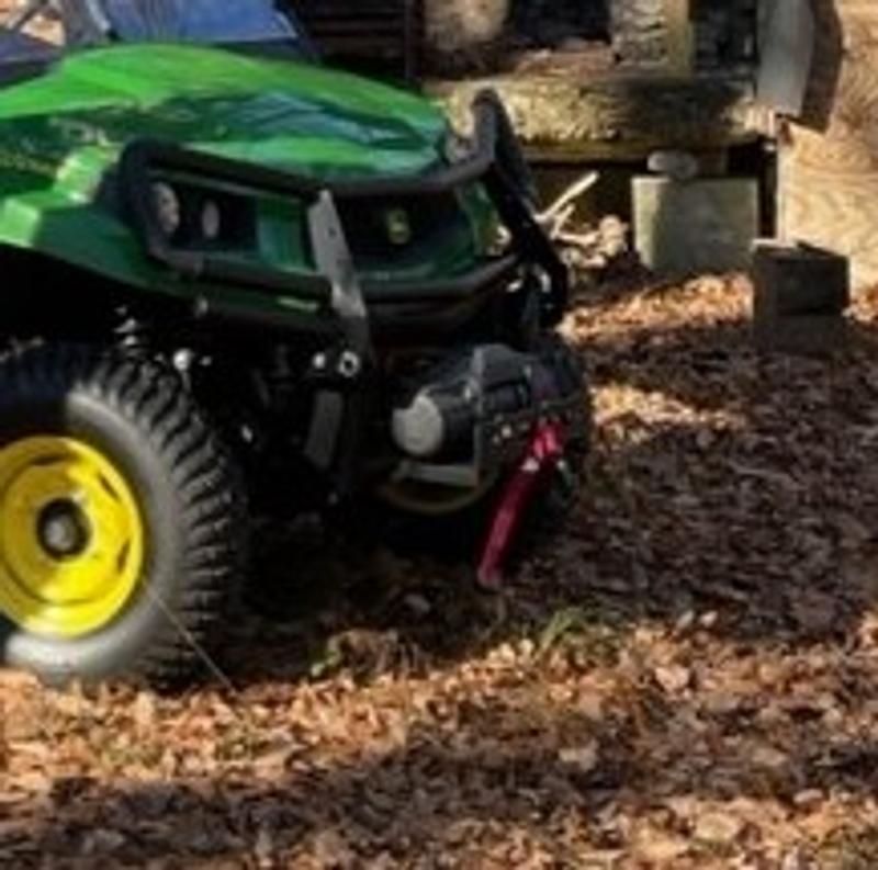 Mounted it on the receiver bracket.