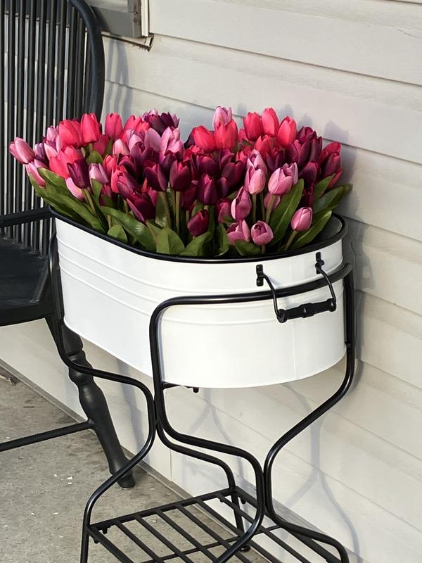 Adorable metal planter
