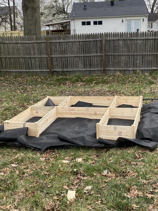 Easy to put together bed, one person job in about 2 hours. The boards snap slide together by hand. If you have mobility issue you can tap the boards lightly with a hammer.