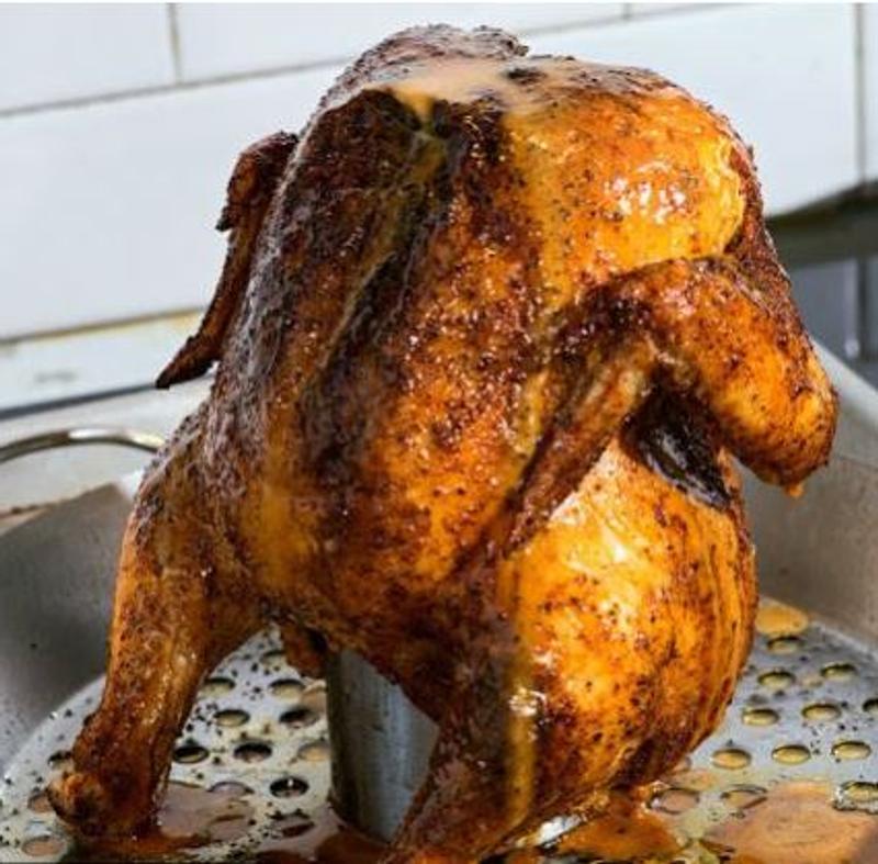 Beer can chicken