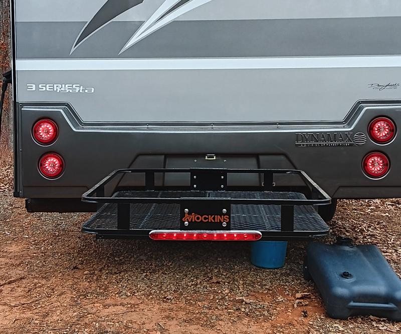 Lights added to carrier for safety