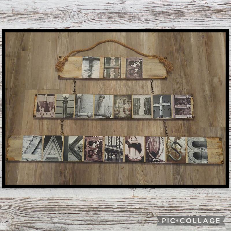 Used on these custom made wooden signs.