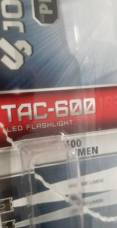 Proof of Product being Tac-600 Flashlight