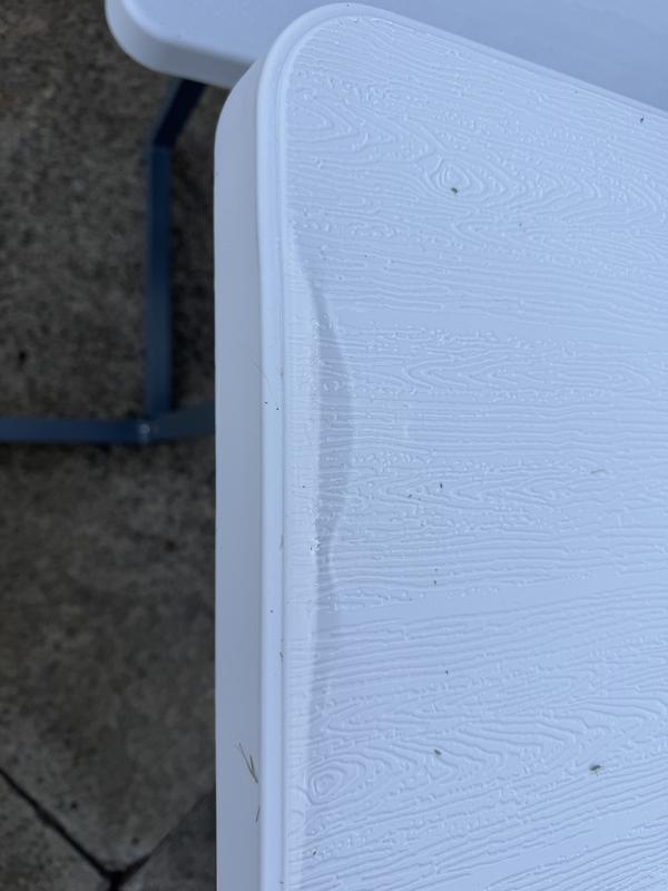 Damage to the top