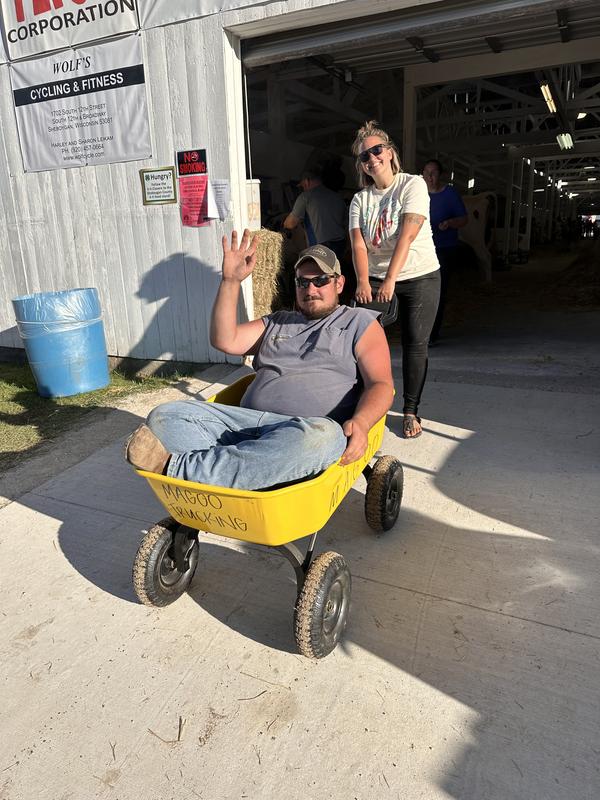 End of Fair frolicking