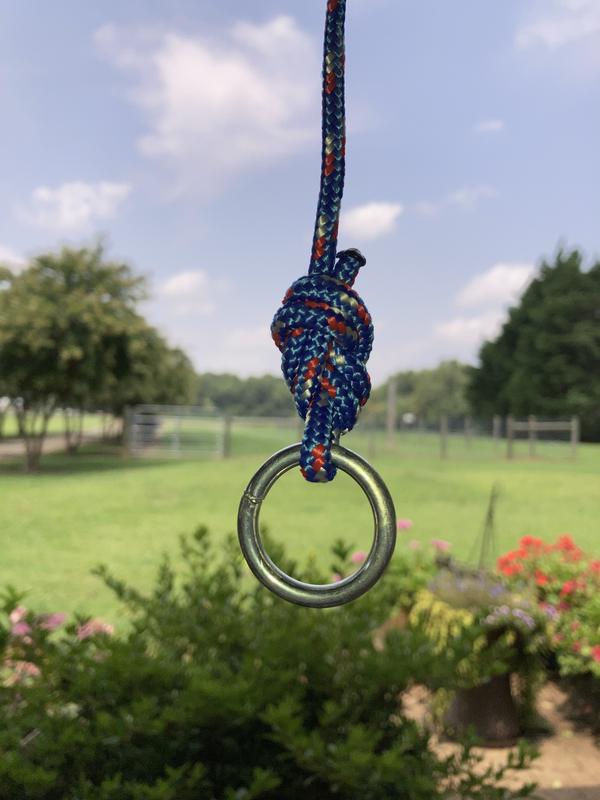 Temporary knot to check size