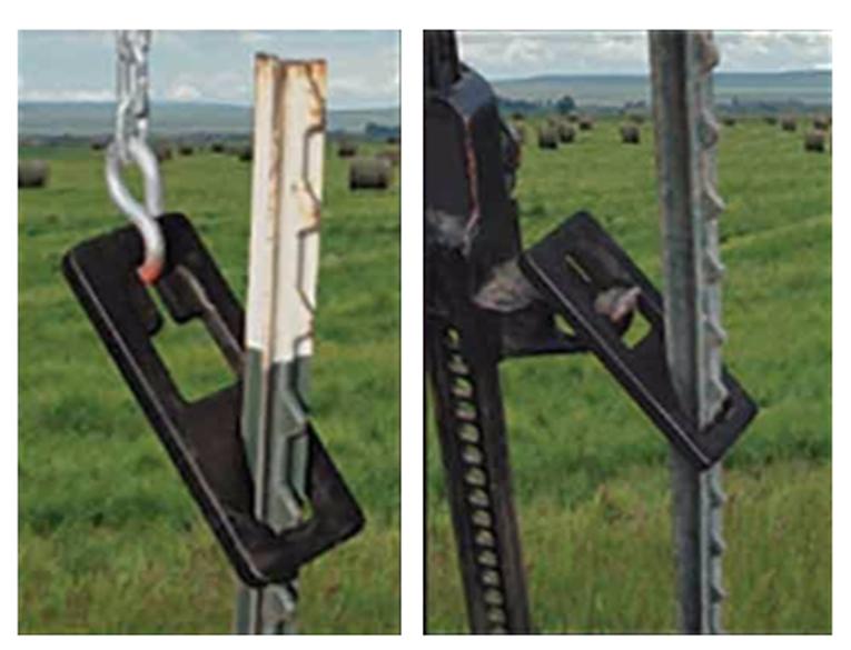 T-post puller with chain or jack