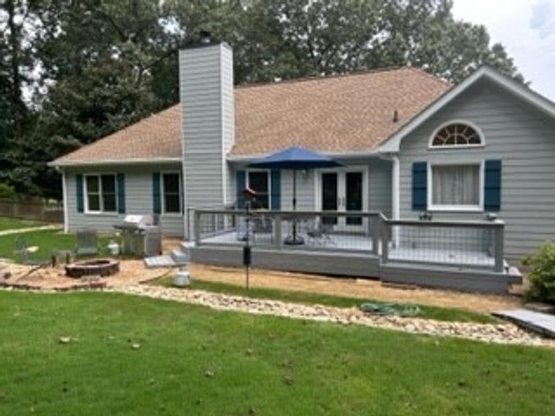 Shutters on picture window.