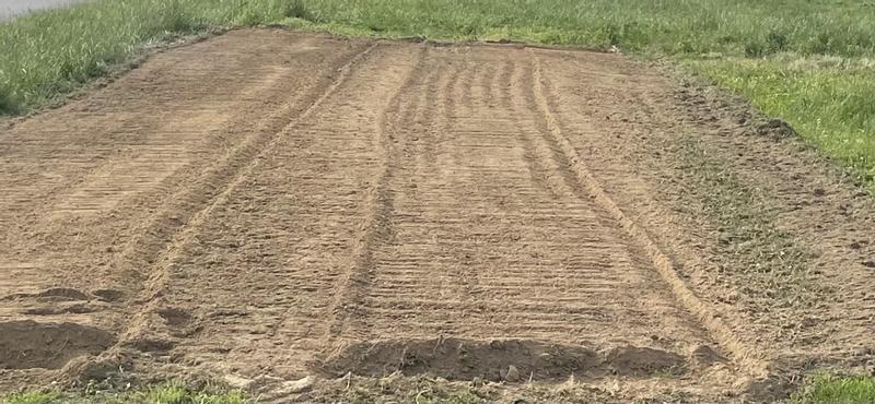 Tilled garden plot
