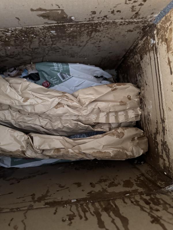 Bag completely destroyed