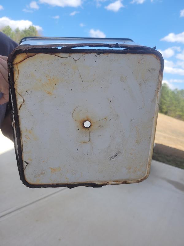 Planter rust after one year