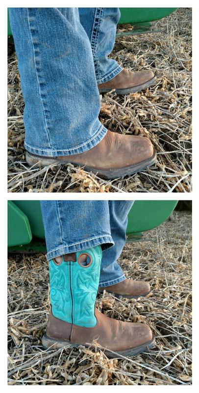 Durango work boot out in the field
