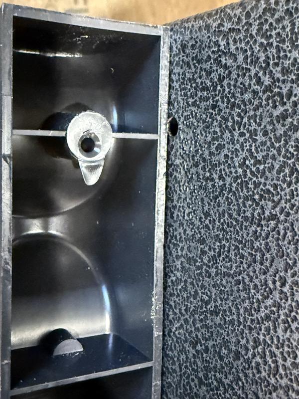 Barrel separator holes did align with cabinet holes.