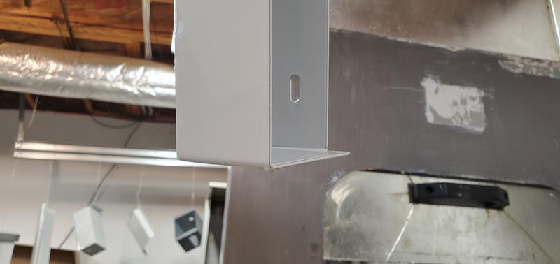 look at the edges of the metal the paint is peeling back.