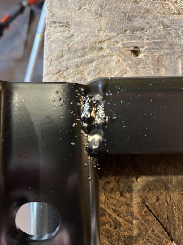 I imagine I will end up having to repair the factory welds in the future.