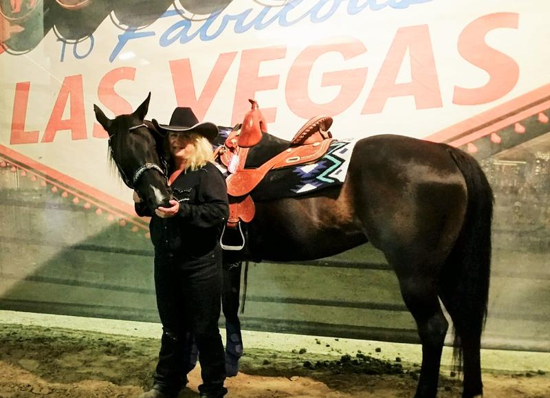 looking slick and fit in vegas, Bella loves her elk grove senior pellets