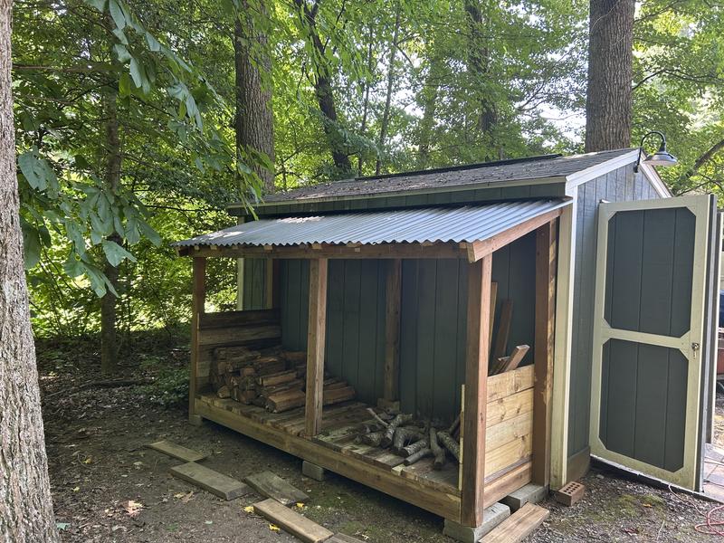 New wood shed