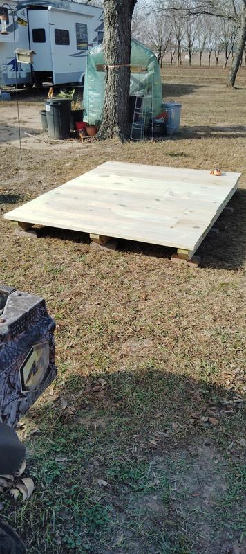 6' x 8' skid base floor