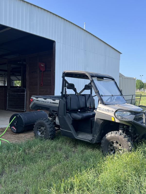 Easy to pull with my Polaris