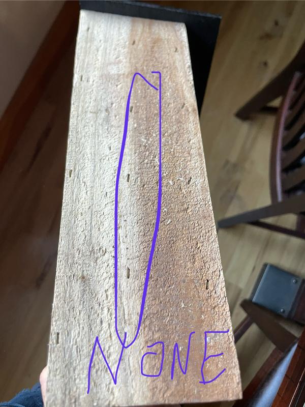 Staples missed the internal board & hazards for resting bats.