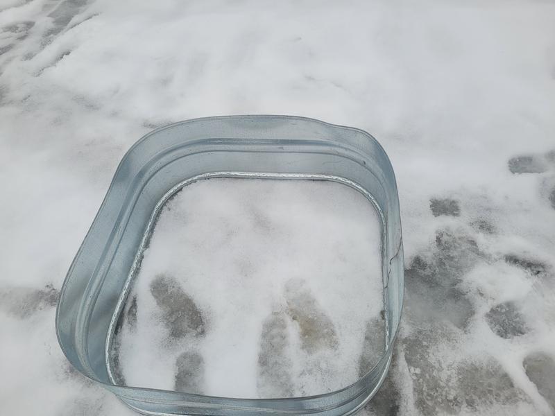 Crinkled and not square