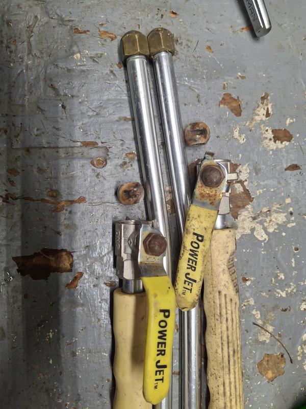 Sprayer taken apart