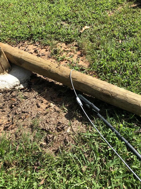 Damage to poles but not the Gripple