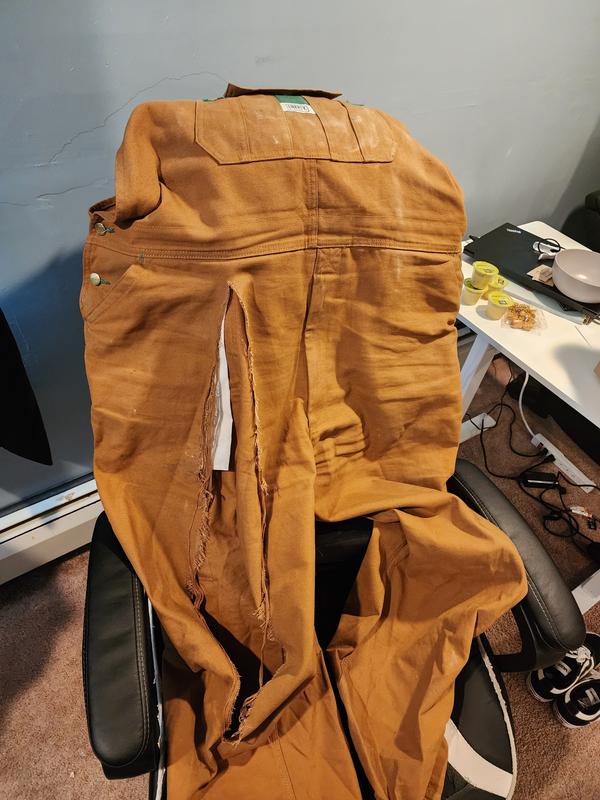 Right leg of the bibs