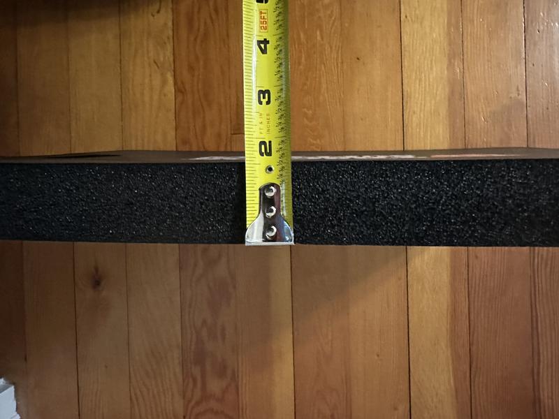 Large 1.5 inch thick, soft foam mat