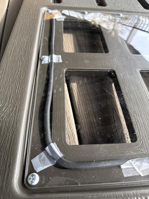 Crumby window seal design.  There has to be a better solution than this garbage