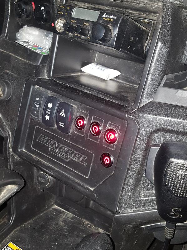 My Traveller lighted LED switches