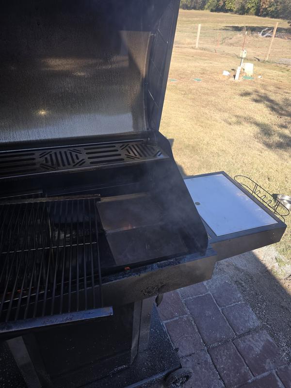 Burned off the heat paint.