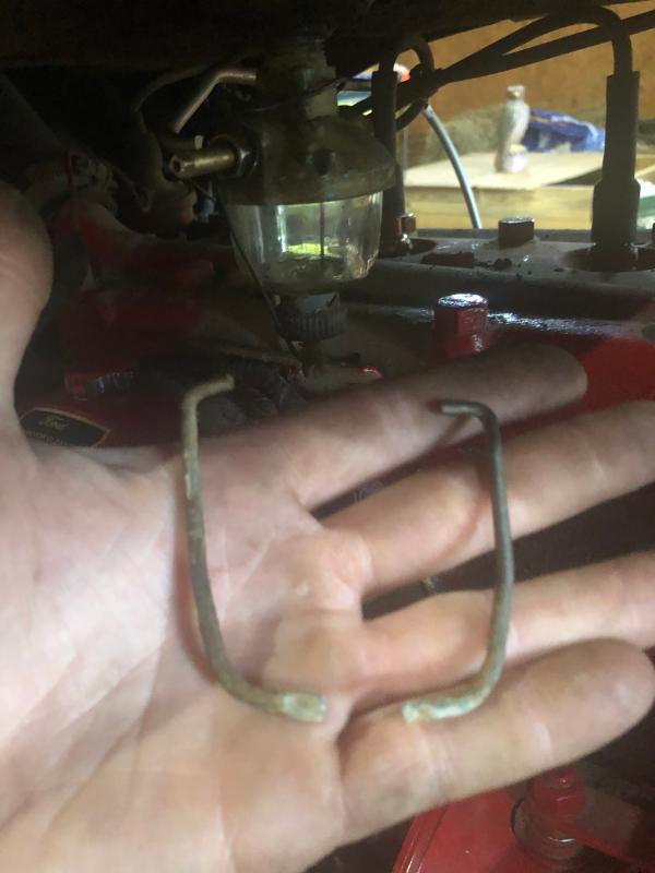 Broken assembly rod