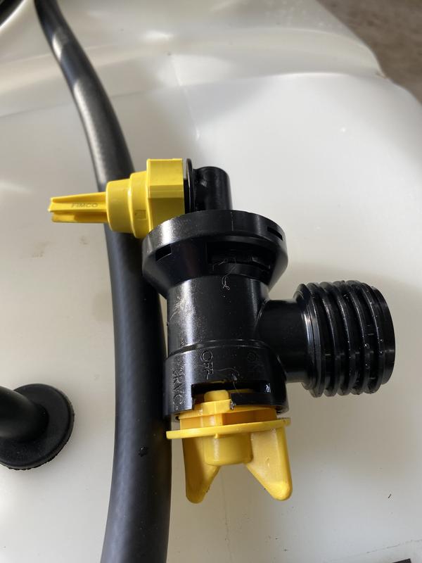 Broken spray head