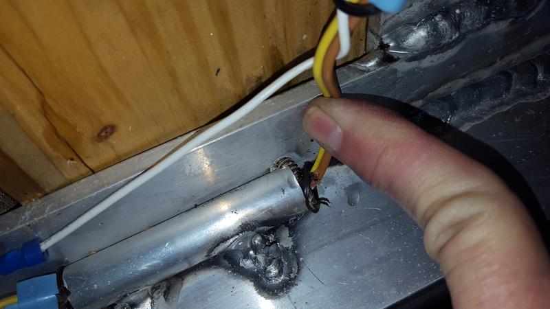 Deck Screw into Wire