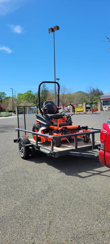 mower trailer combo!!. perfect fit maverick 60 inch , karavan 5.5.