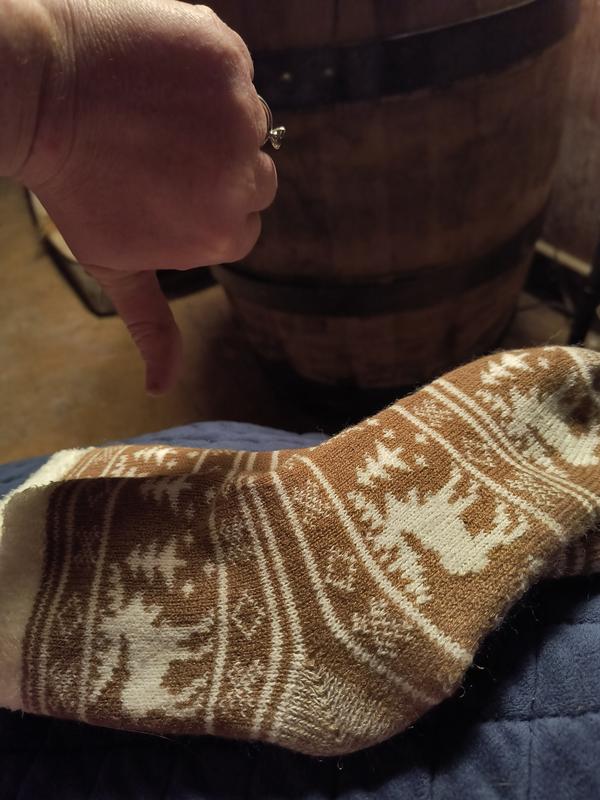 Little Hotties Fireside Crew Socks Moose, 1 Pair, at Tractor Supply Co