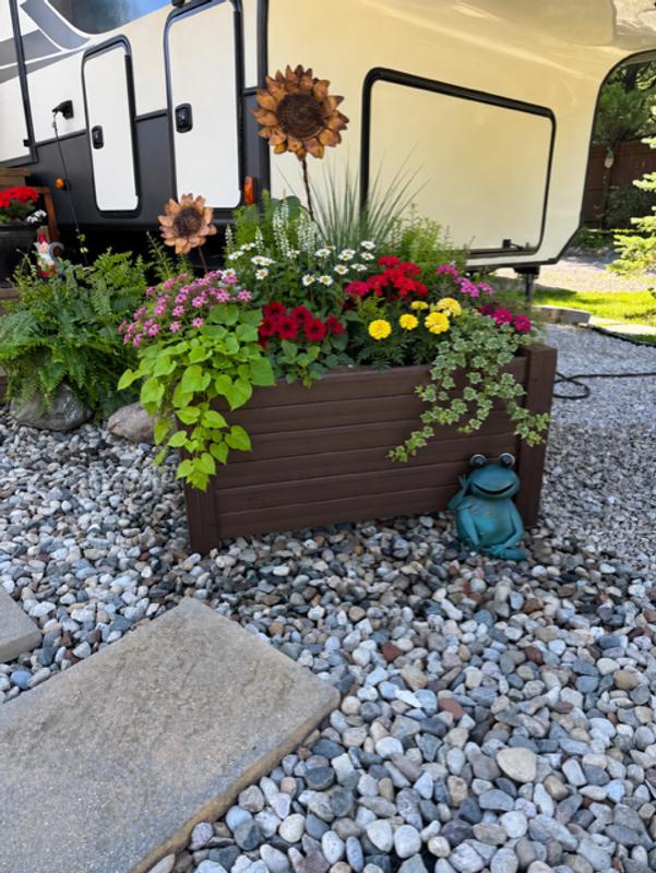 Planter Box with Flowers
