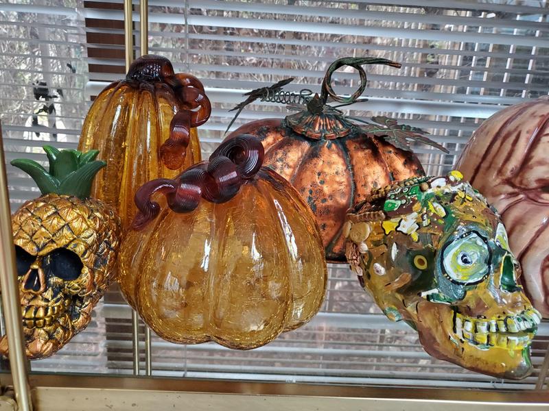Gerson International Metal Harvest Pumpkins, 2-Pack at
