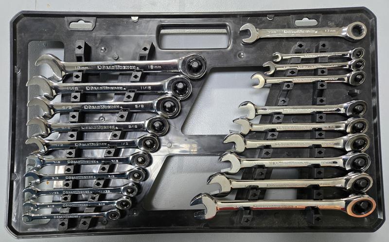 My Ratcheting Combination Wrench 20 PC Set